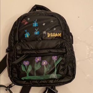 Backpack hand painted by artist 100%Japanese nylon